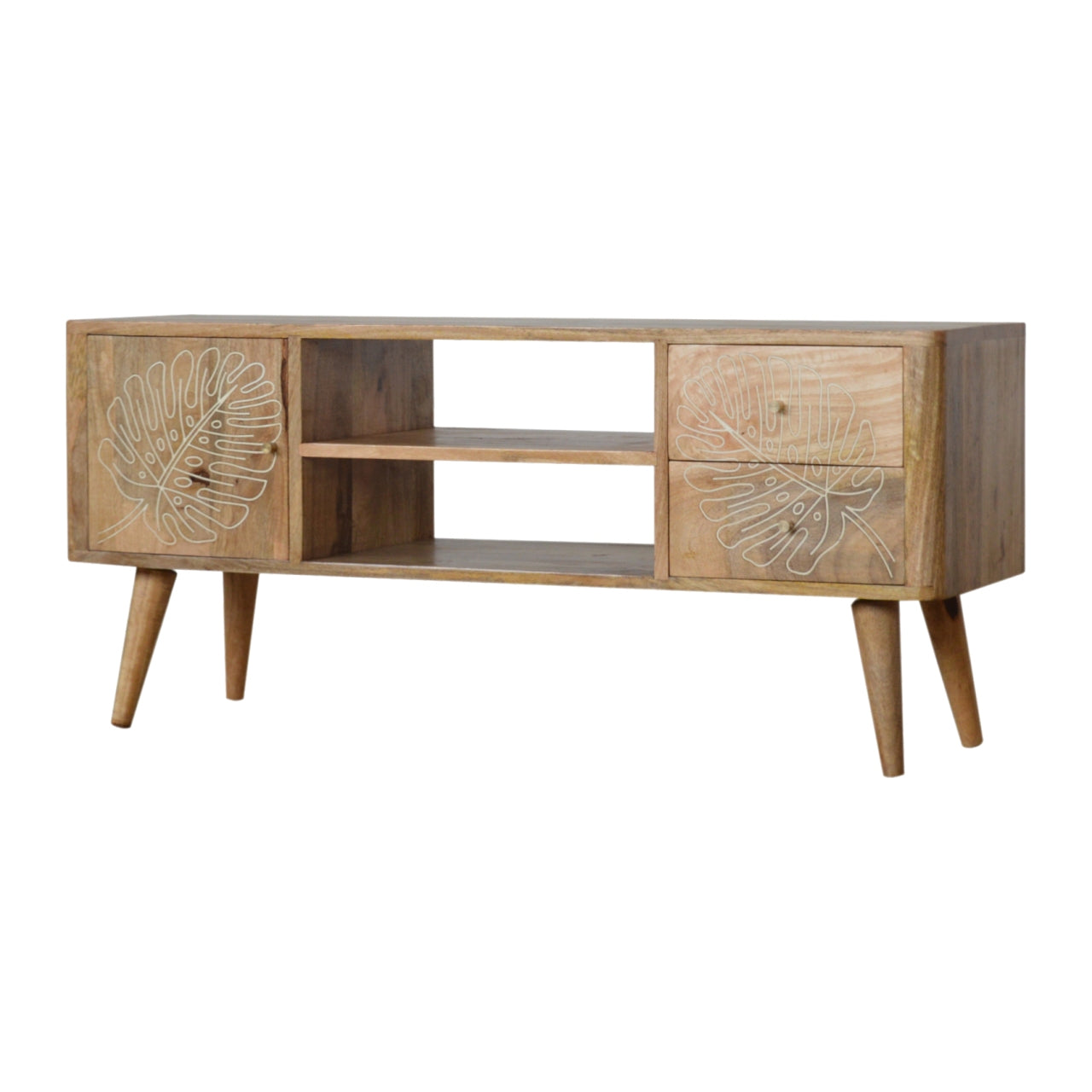 Leaf Resin Entertainment Unit