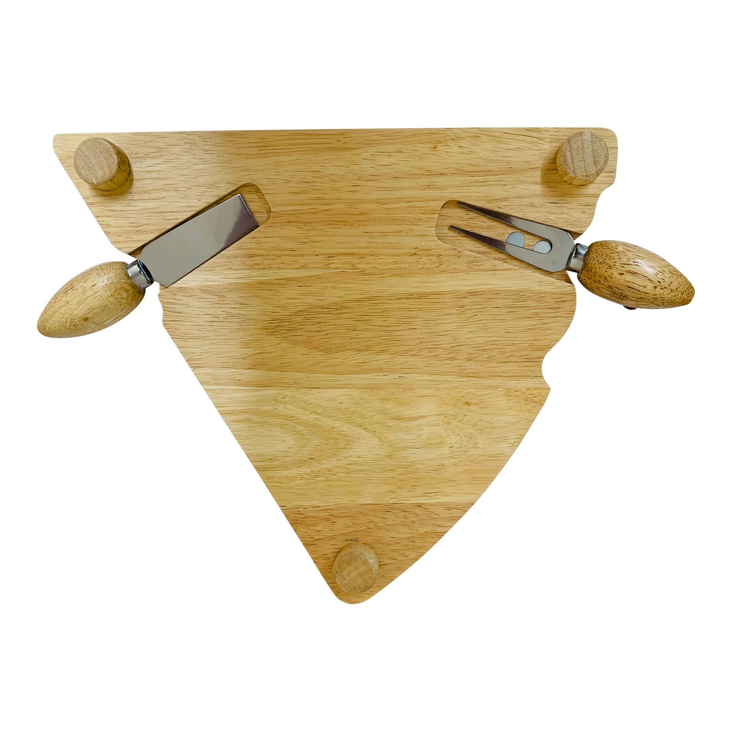 cheeseboard-wedge-shape-with-mouse-knivesat Willow and Wine!