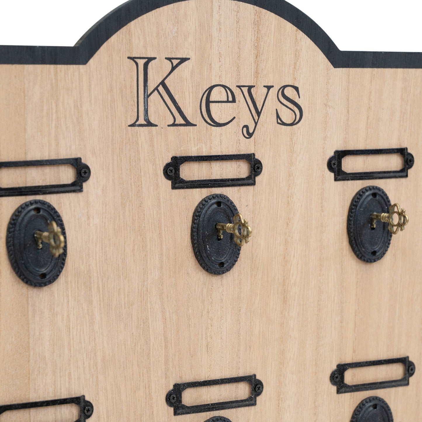 wooden-board-with-9-key-design-hooksat Willow and Wine!