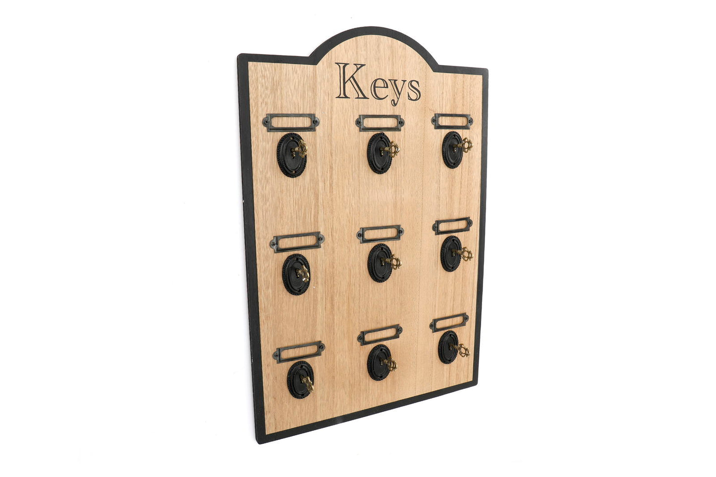 wooden-board-with-9-key-design-hooksat Willow and Wine!