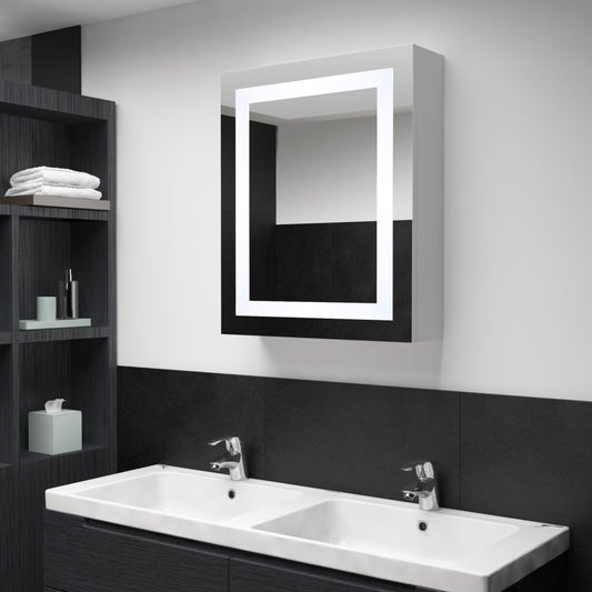 LED Bathroom Mirror Cabinet 50x13x70 cm at Willow and Wine