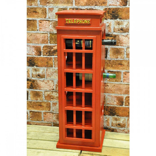 wooden-telephone-box-wine-rack-77cmat Willow and Wine!