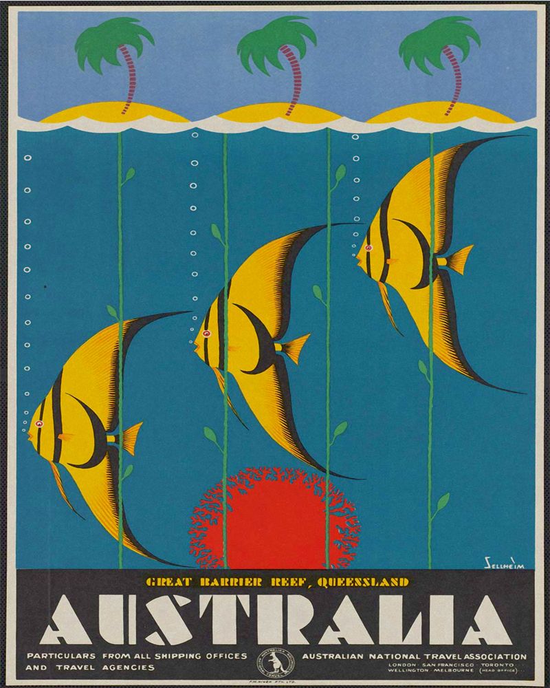 vintage-metal-sign-retro-advertising-australia-fishat Willow and Wine!