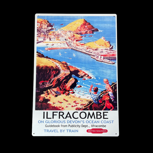 vintage-metal-sign-british-railways-retro-advertising-ilfracombeat Willow and Wine!