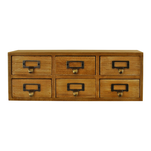 6-drawer-double-level-small-storage-unit-trinket-drawersat Willow and Wine!