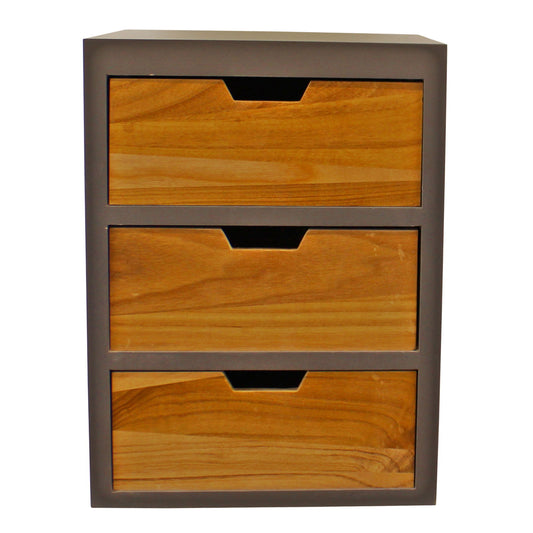 3-drawer-chest-in-grey-finish-with-natural-drawers-with-removable-legsat Willow and Wine!