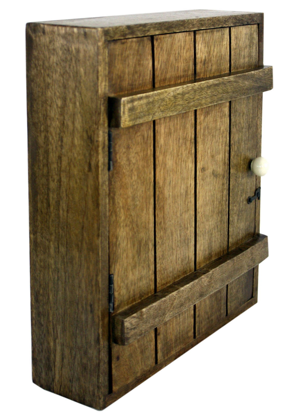 solid-wood-wall-hanging-key-cabinet-with-6-hooksat Willow and Wine!