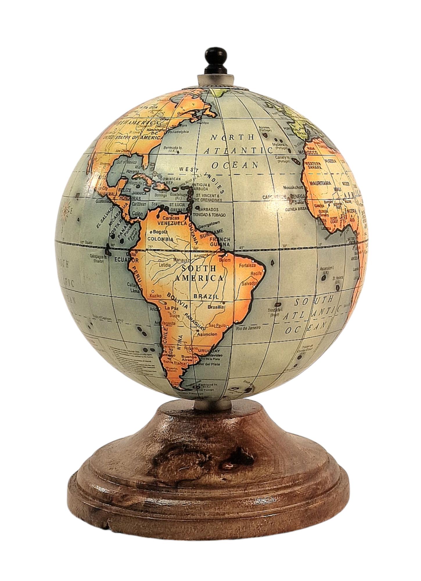 5-inch-world-globe-on-mango-wood-standat Willow and Wine!