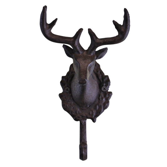 rustic-cast-iron-wall-hooks-single-stag-bustat Willow and Wine!