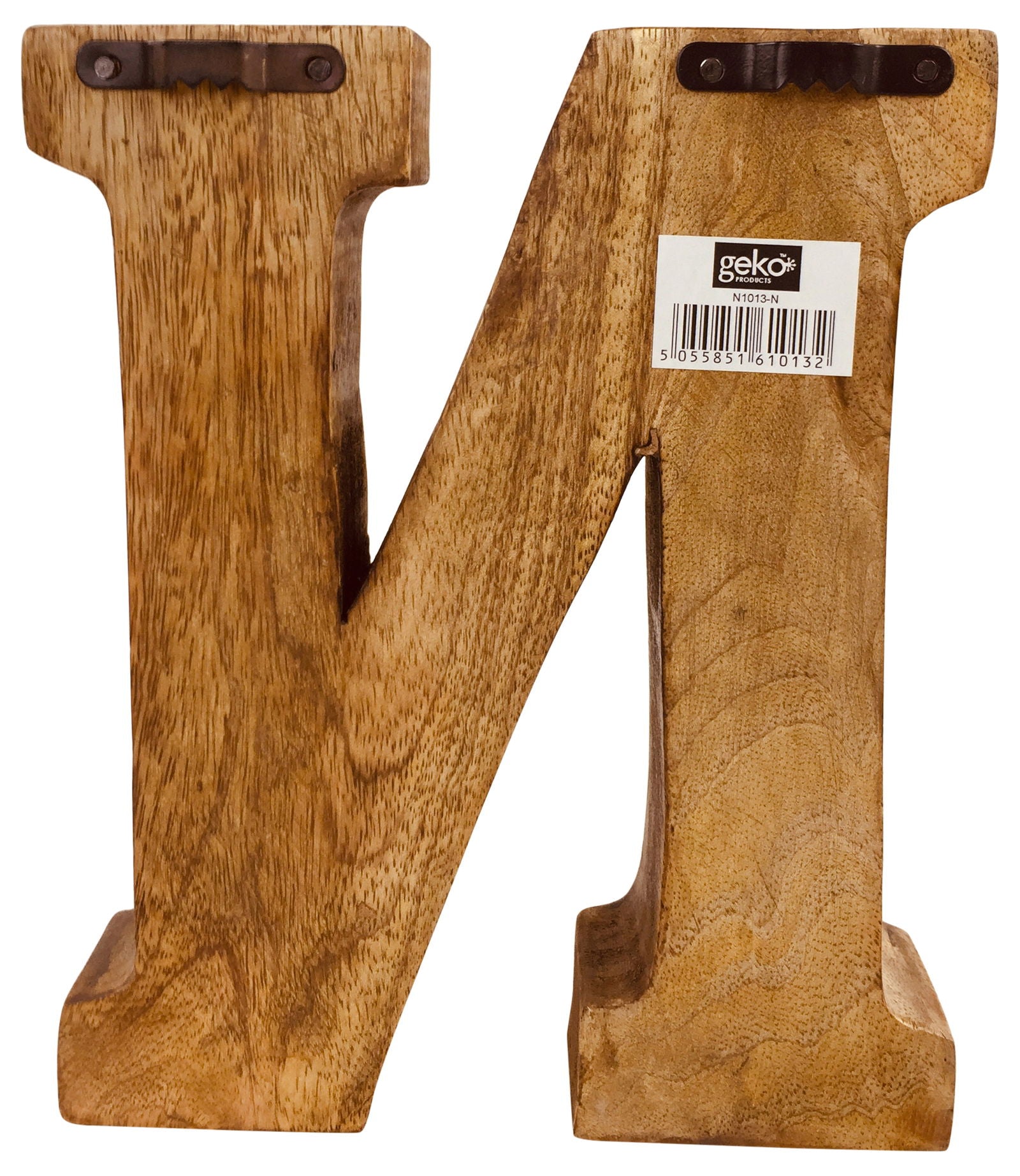 hand-carved-wooden-geometric-letter-nat Willow and Wine!