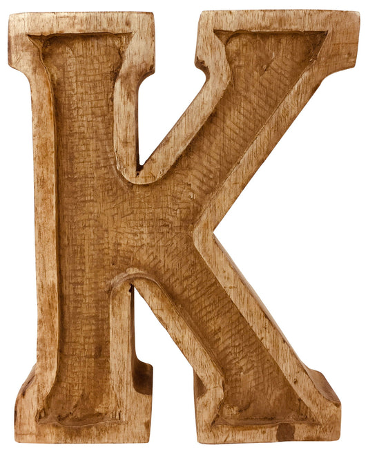 hand-carved-wooden-embossed-letter-kat Willow and Wine!