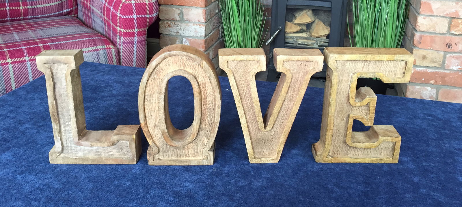 hand-carved-wooden-embossed-letters-loveat Willow and Wine!