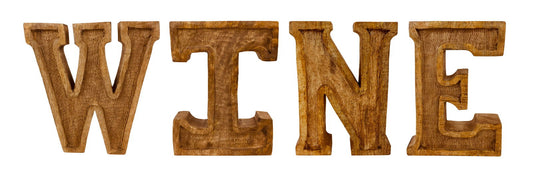 hand-carved-wooden-embossed-letters-wineat Willow and Wine!