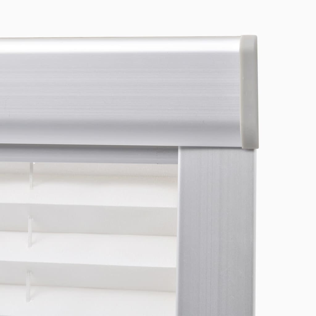 Pleated Blinds White P08/408 at Willow and Wine