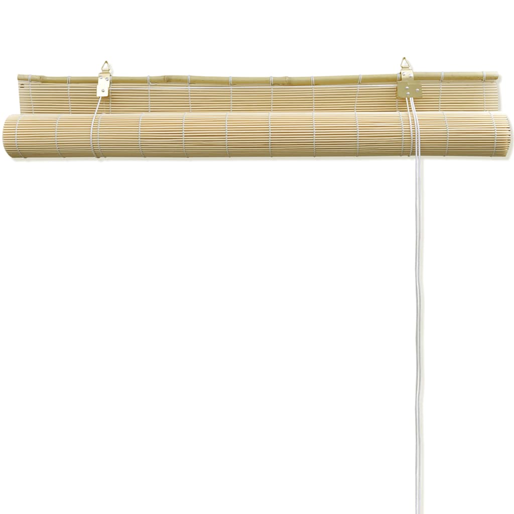 Roller Blind Bamboo 140x220 cm Natural at Willow and Wine