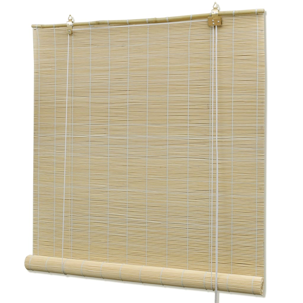 Roller Blind Bamboo 140x220 cm Natural at Willow and Wine