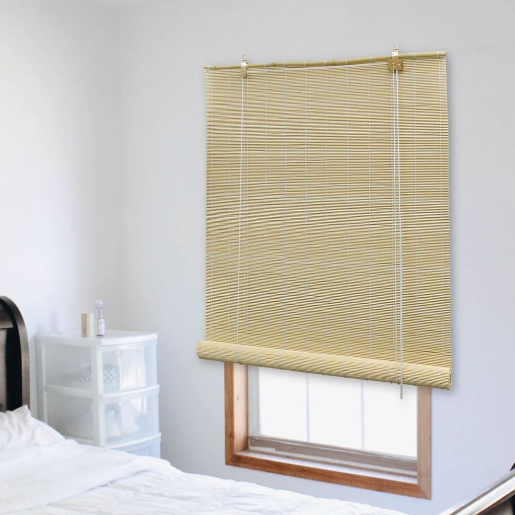 Roller Blind Bamboo 140x220 cm Natural at Willow and Wine