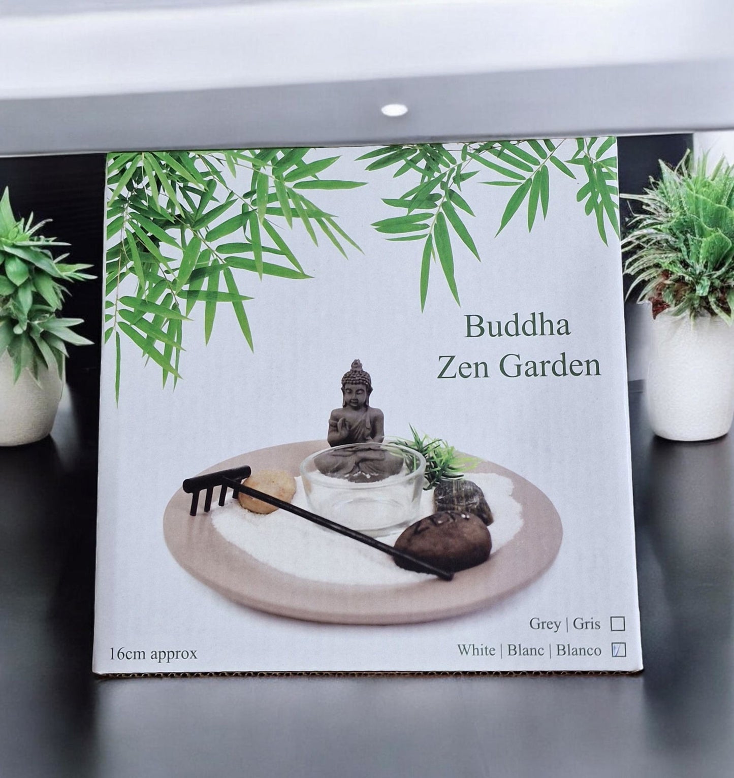 buddha-zen-garden-self-assembly-white-16cmat Willow and Wine!