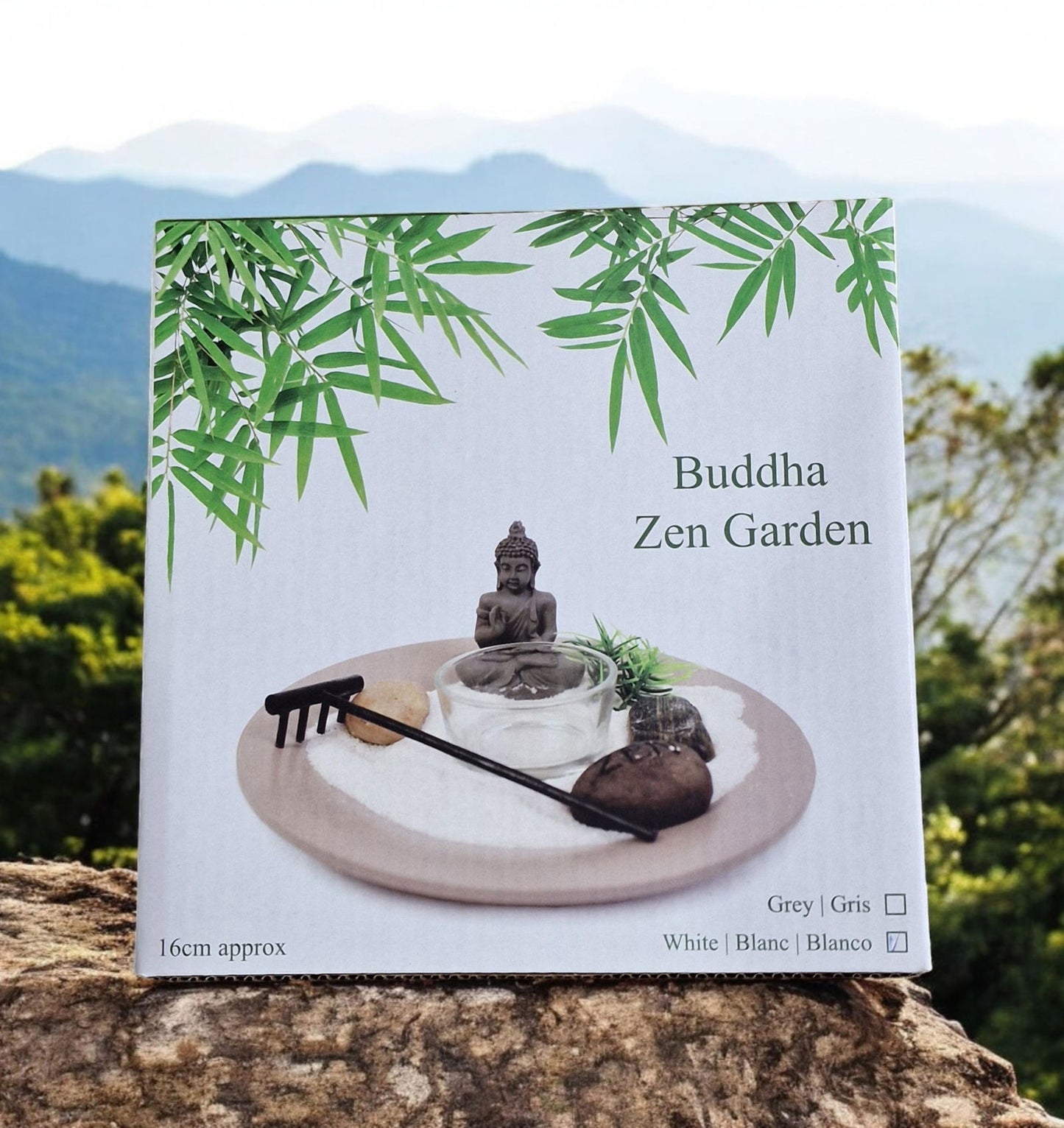 buddha-zen-garden-self-assembly-white-16cmat Willow and Wine!