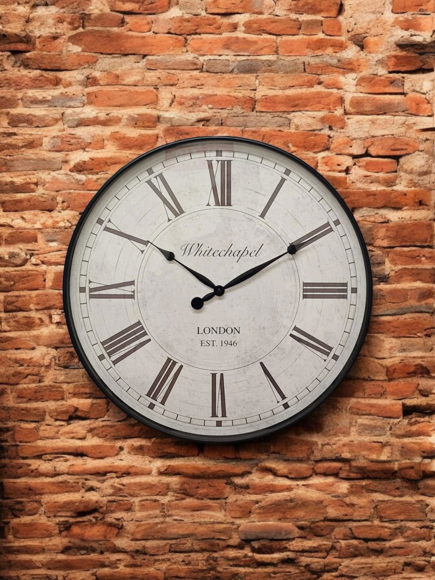 roman-numerals-antique-style-wall-clock-50cmat Willow and Wine!