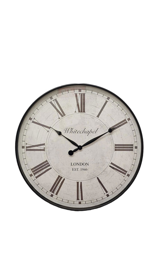 roman-numerals-antique-style-wall-clock-50cmat Willow and Wine!