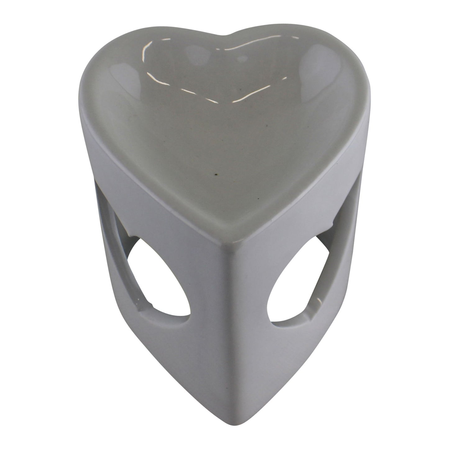 heart-shaped-white-ceramic-oil-burnerat Willow and Wine!