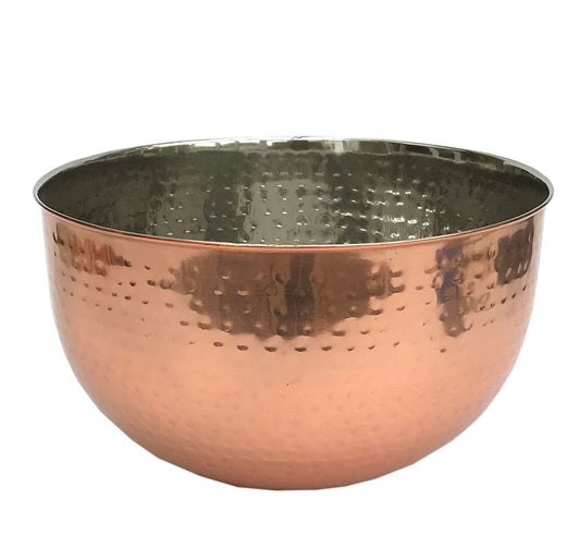 large-hammered-copper-coloured-bowlat Willow and Wine!