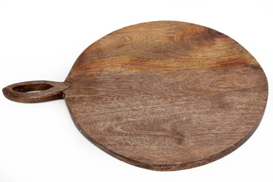 circular-wooden-chopping-board-with-carved-handle-49cmat Willow and Wine!