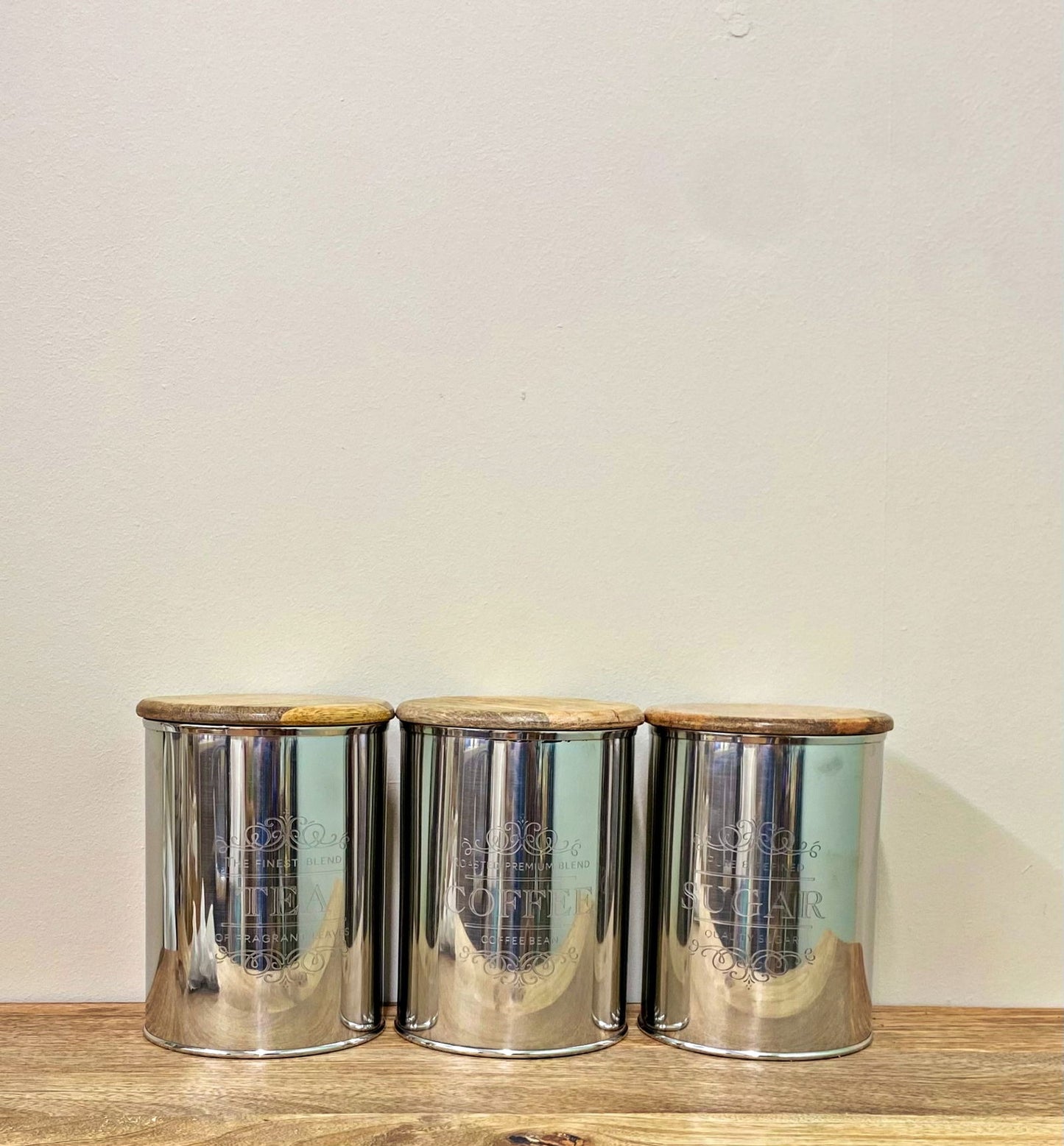 set-of-three-silver-tea-coffee-sugar-containersat Willow and Wine!