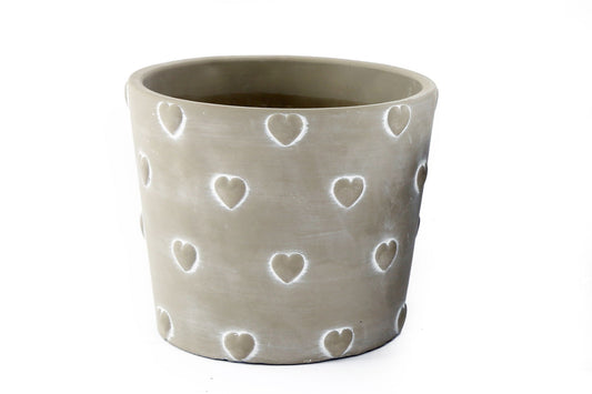 grey-stone-hearts-planter-round-largeat Willow and Wine!