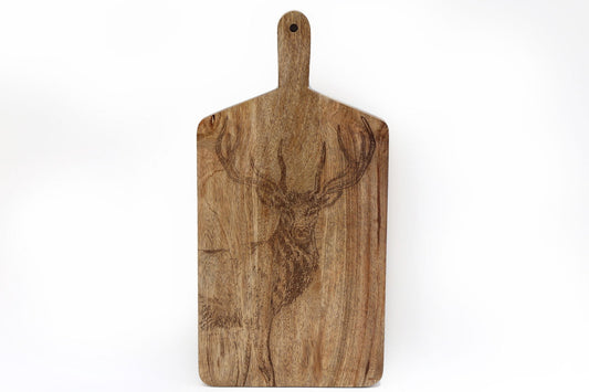 engraved-stag-chopping-boardat Willow and Wine!