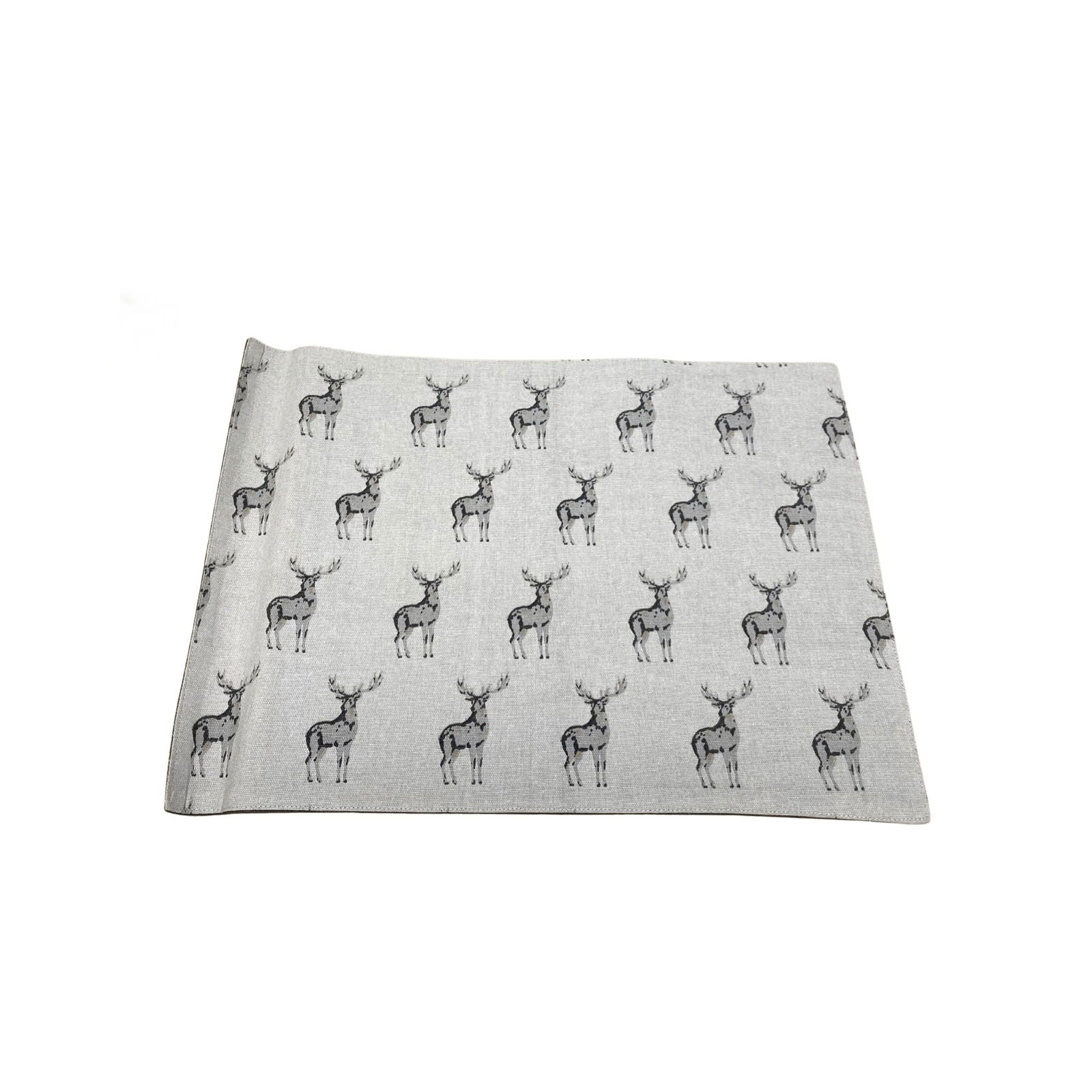 set-of-2-grey-stag-print-fabric-place-matsat Willow and Wine!