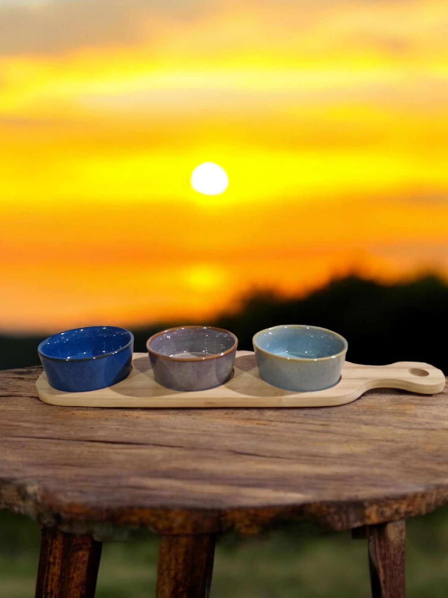 tapas-dishes-on-bamboo-tray-set-of-3-bowlsat Willow and Wine!