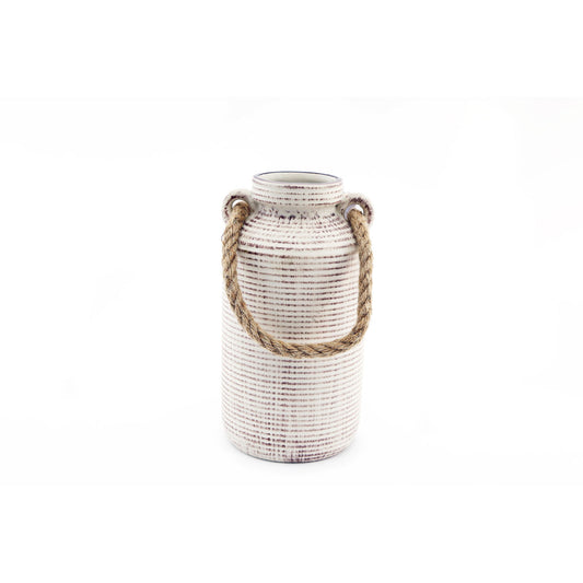 small-stone-vase-with-rope-handleat Willow and Wine!