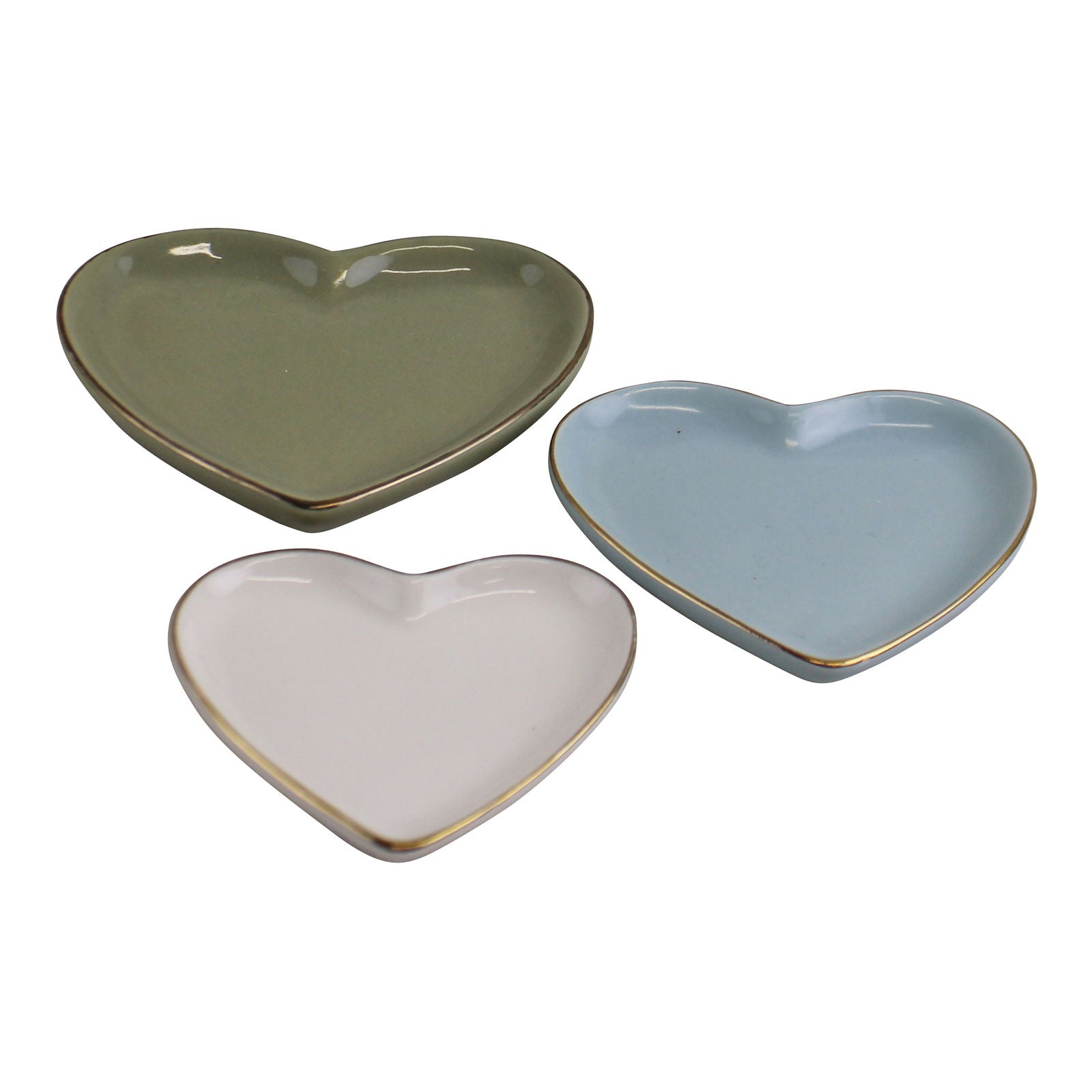 set-of-3-heart-shaped-ceramic-trinket-plates-with-a-gold-edgeat Willow and Wine!