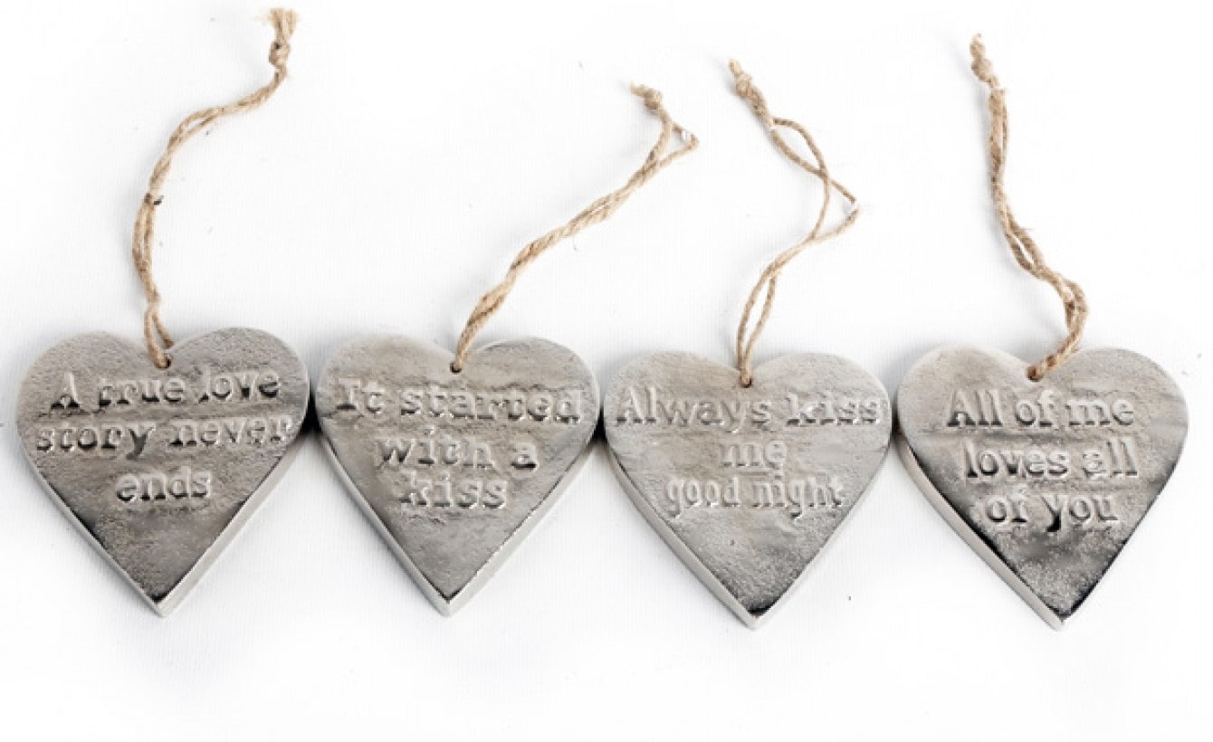 small-hanging-silver-heart-with-love-quoteat Willow and Wine!