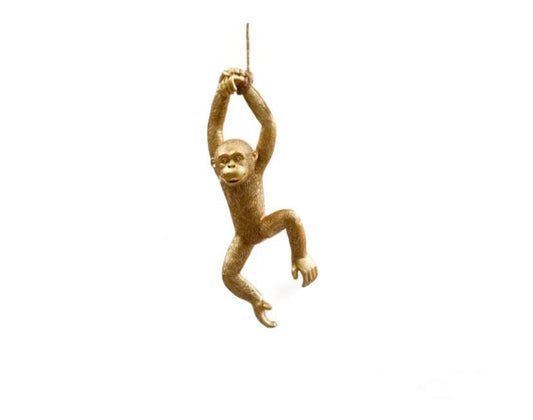 gold-resin-hanging-monkey-decorationat Willow and Wine!