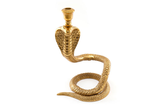 large-gold-snake-candle-holderat Willow and Wine!