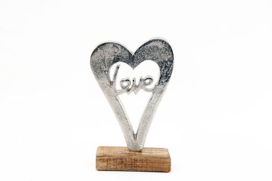 metal-silver-heart-love-on-a-wooden-base-smallat Willow and Wine!