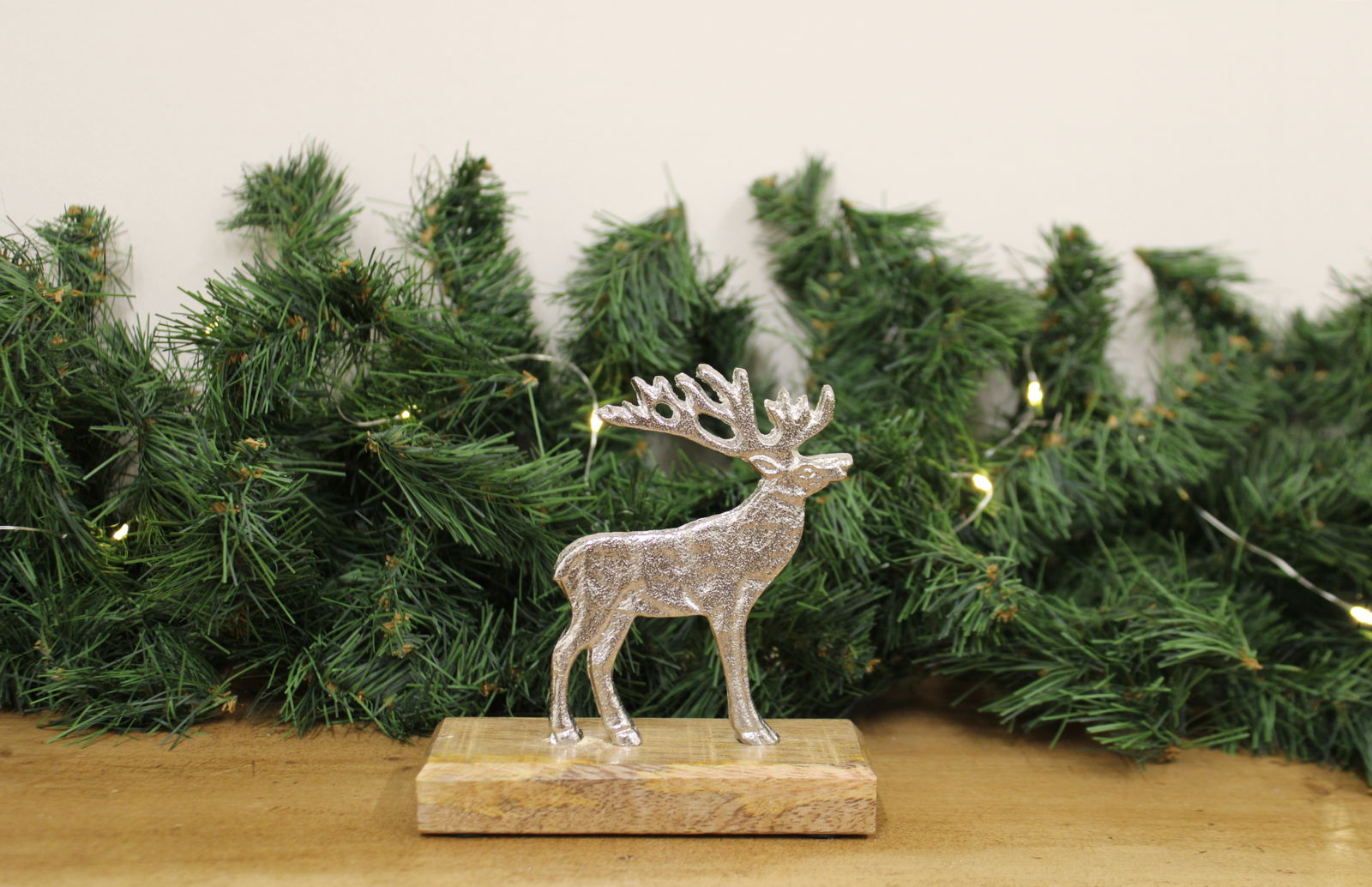 silver-reindeer-on-wood-baseat Willow and Wine!