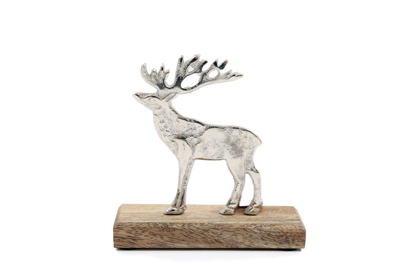 silver-reindeer-on-wood-baseat Willow and Wine!