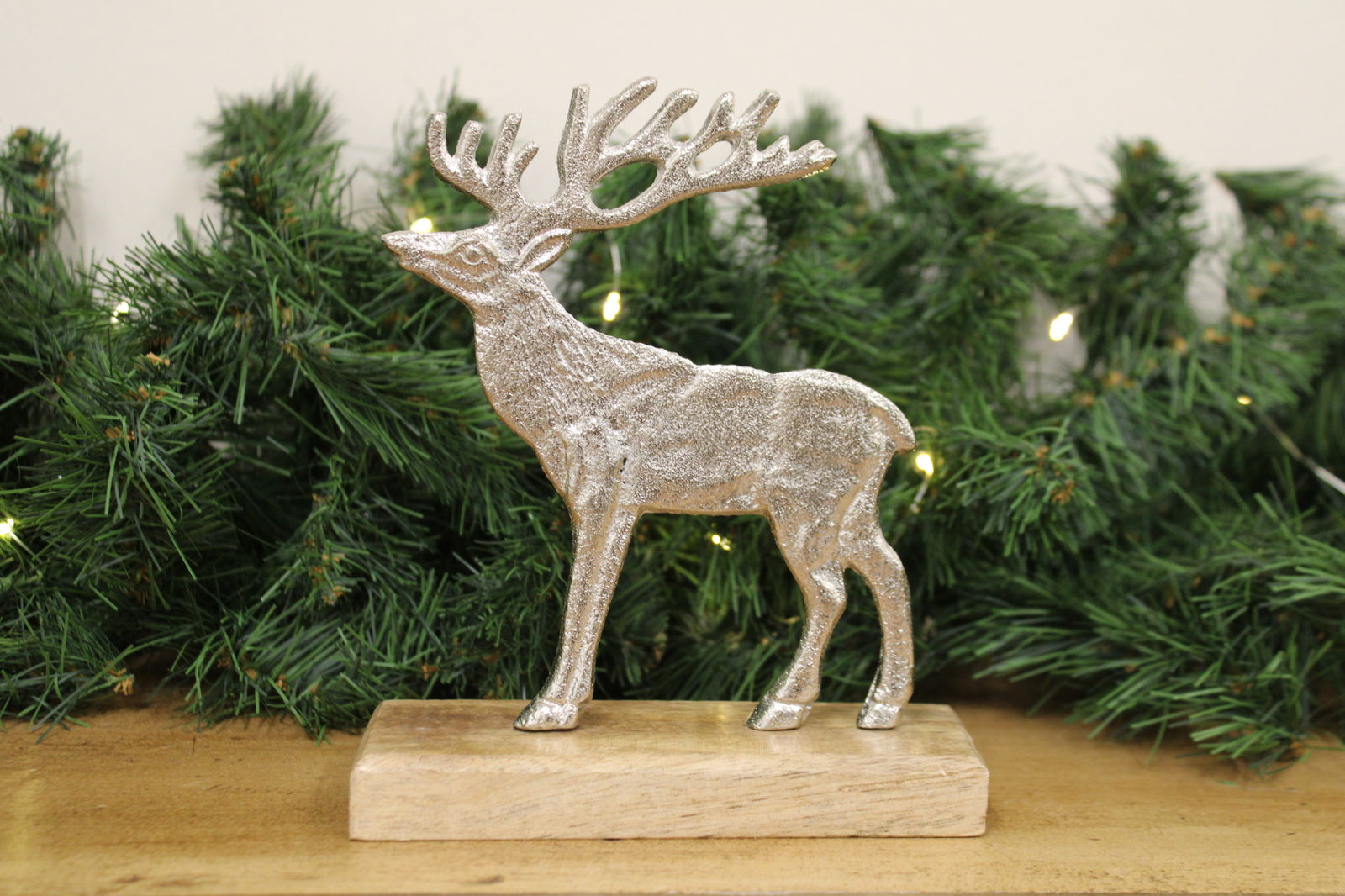 silver-reindeer-on-wood-base-largeat Willow and Wine!