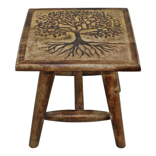 tree-of-life-hand-carved-stool-25cmat Willow and Wine!