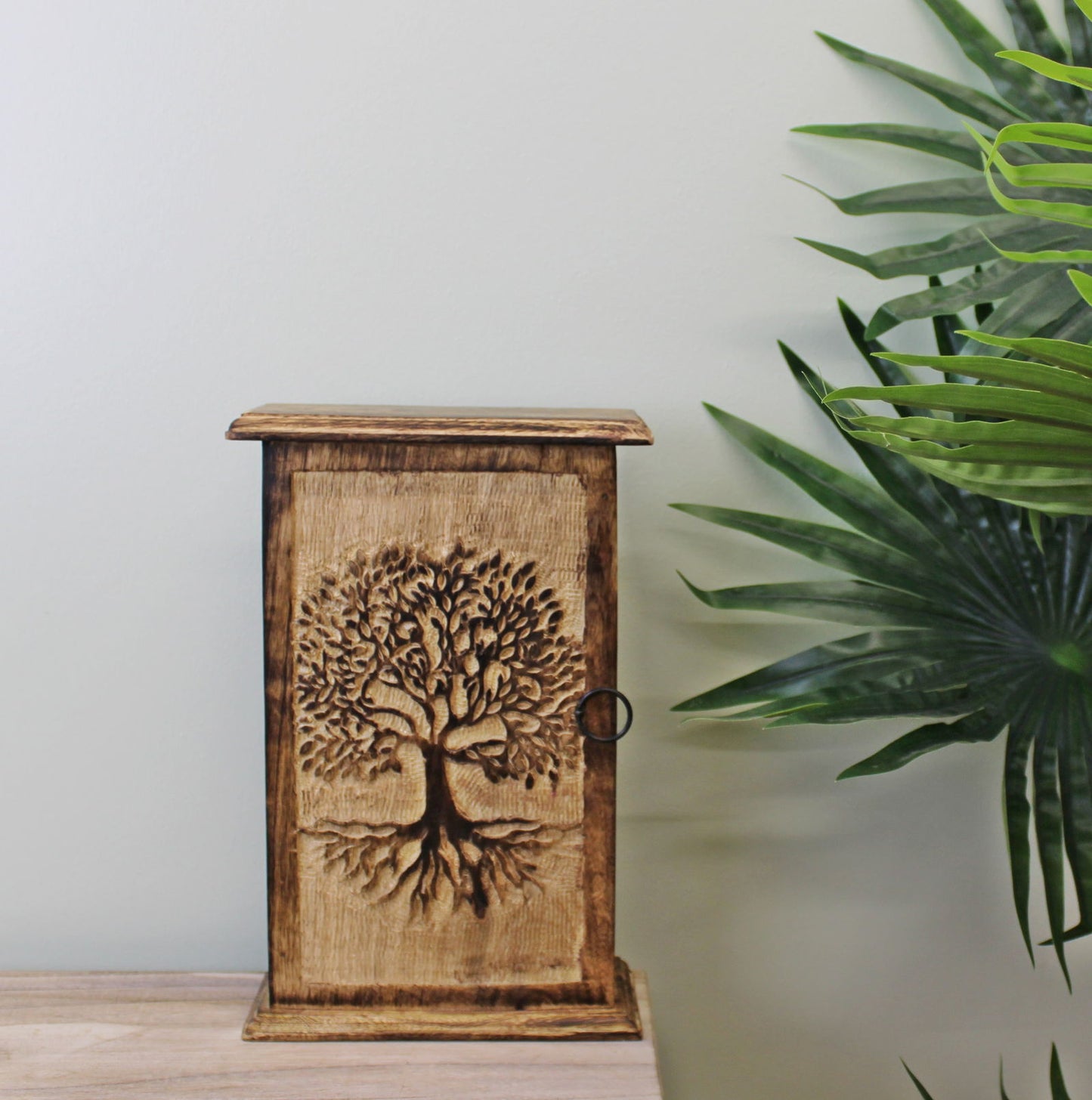 tree-of-life-hand-carved-key-boxat Willow and Wine!