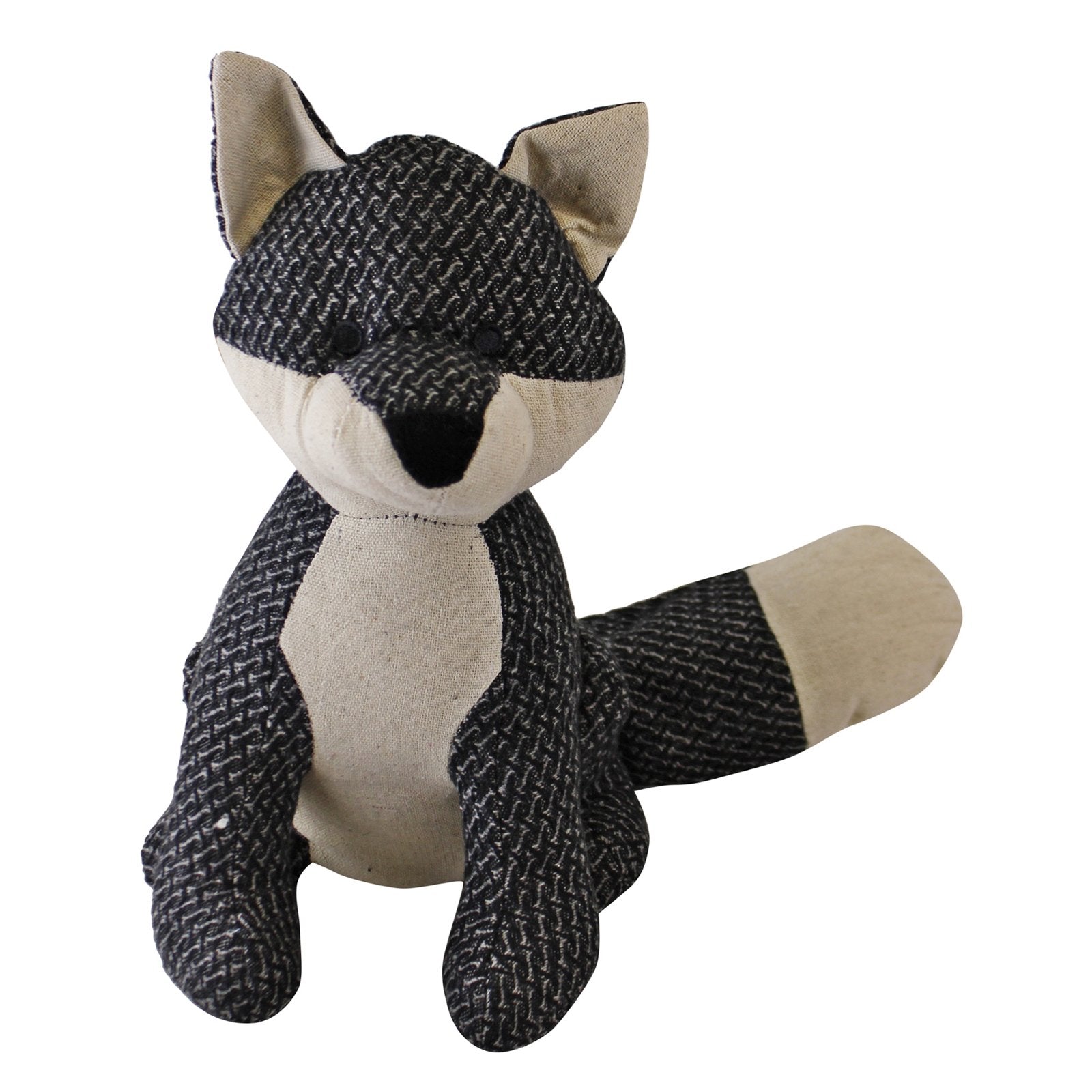 grey-fabric-fox-doorstopat Willow and Wine!