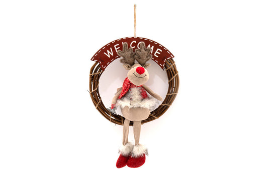 red-nose-deer-wall-decoration-46cmat Willow and Wine!