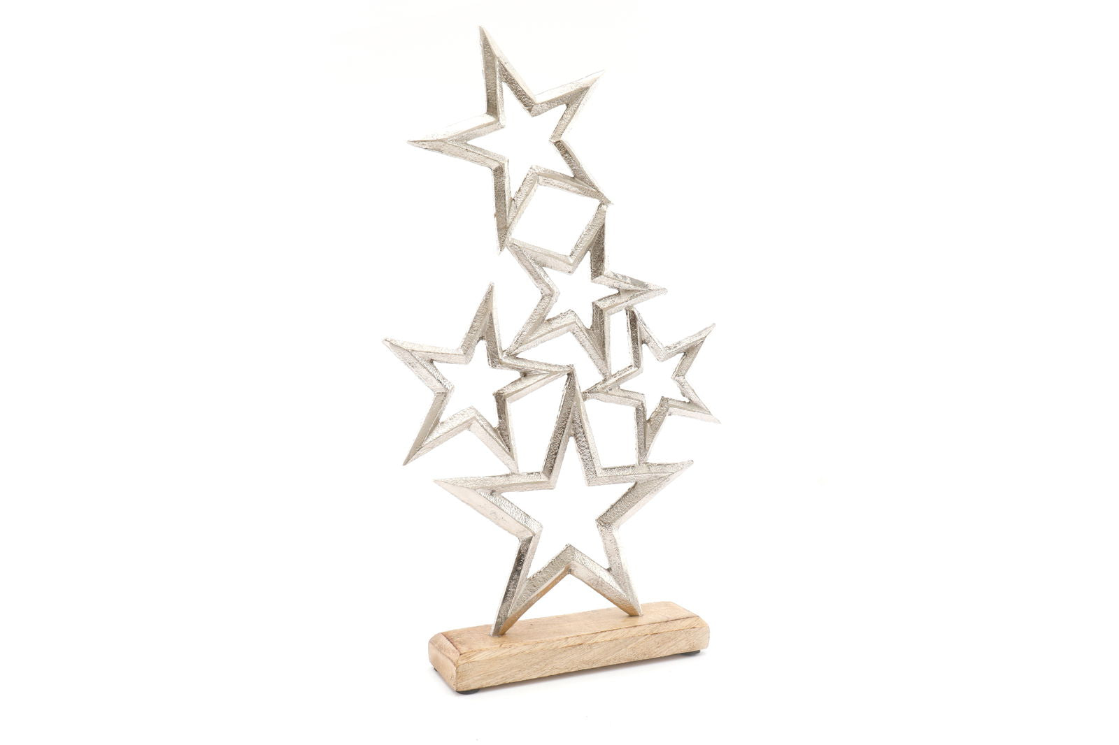 stars-on-wooden-base-ornament-40cmat Willow and Wine!