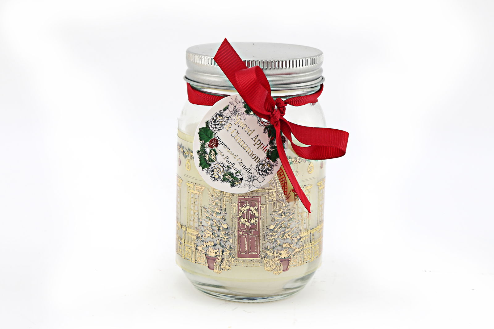 christmas-traditional-home-candle-jar-gold-creamat Willow and Wine!