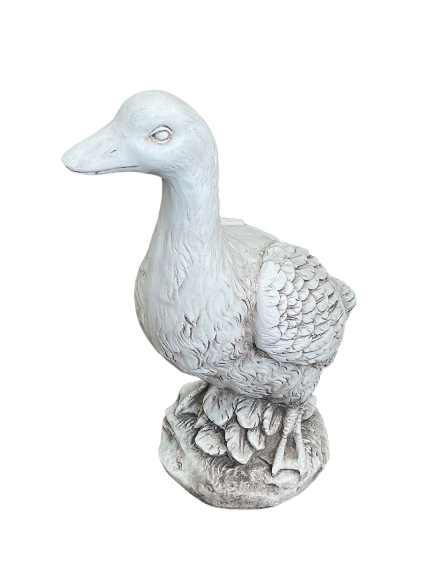 stone-effect-white-duck-statueat Willow and Wine!