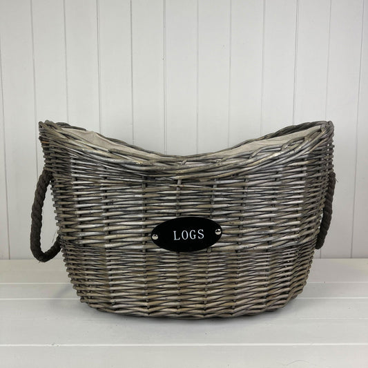 oval-tapered-log-basket-with-ears-60cm-x-40-5cmat Willow and Wine!